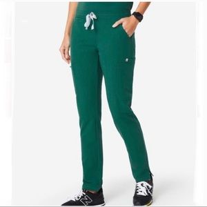 Figs scrub pants yola hunter green xxs